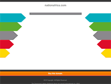 Tablet Screenshot of nationafrica.com